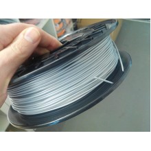 Катушка пластика FlexPolyEster 45D серебристый 1.75 мм 0,5 кг.